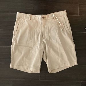 Faherty Khaki Garment Dyed Chino Shorts - NWT 32